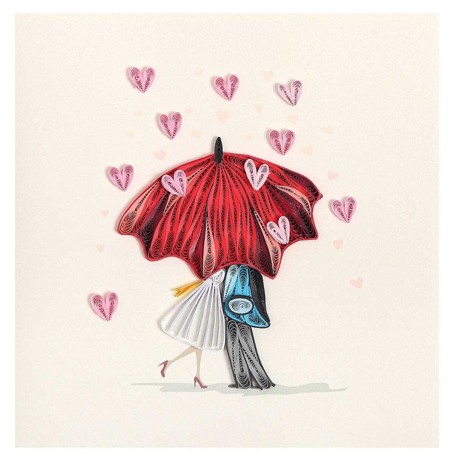 Romantic Cards | Origamo Origamo Quilling 'Raining Hearts' Card