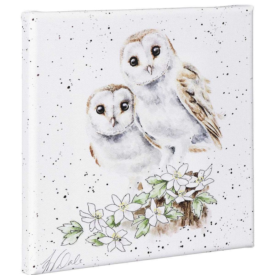 Art Prints | Wrendale Wrendale 'Hooting For You' Owl Small Canvas