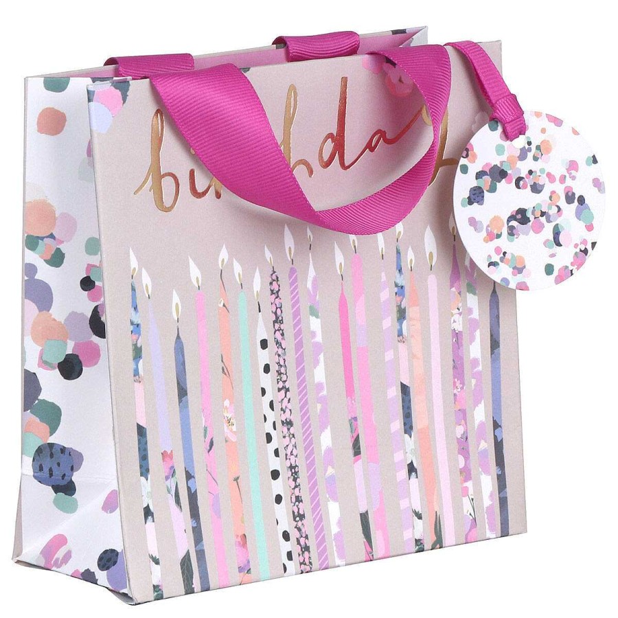 Small Gift Bags | Glick Glick Stephanie Dyment Birthday Candles Small Gift Bag