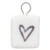 Wedding Decorations | East of India East Of India Porcelain Heart Tile On Wire