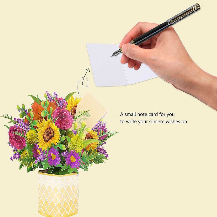 Floral Cards | Origamo Origamo Florever 'Fantasy' Large Pop-Up Flower Bouquet Card