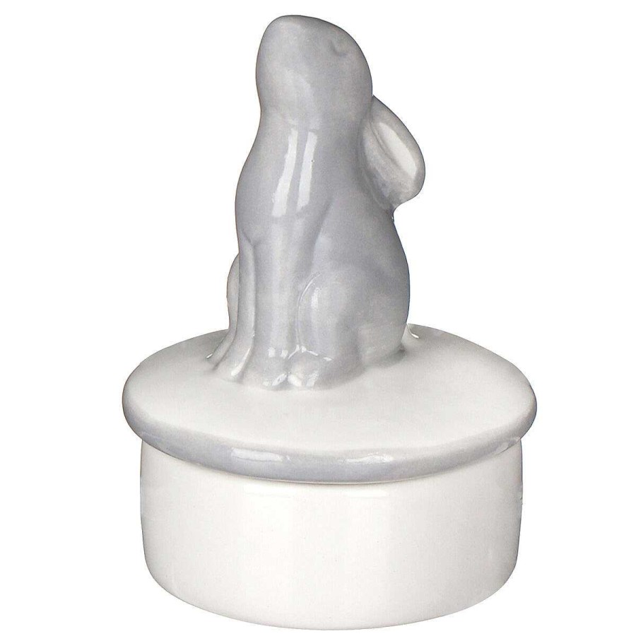 Desk Accessories | CGB Giftware Cgb Giftware Send With Love Ceramic Stargazing Hare Trinket Pot