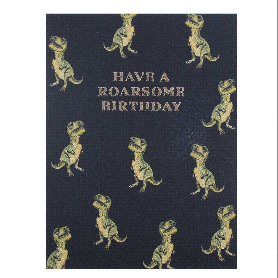 Mini Cards | Toasted Crumpet Toasted Crumpet Dinosaurs 'Have A Roarsome Birthday!' Mini Birthday Card