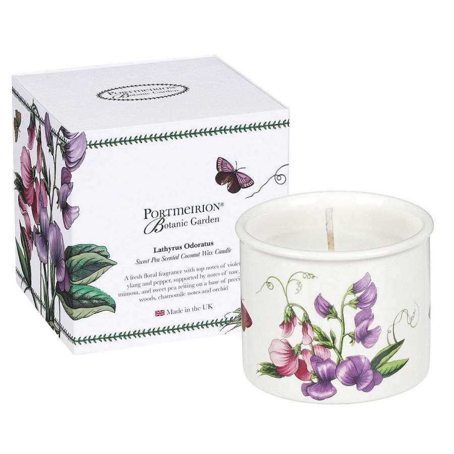 Ceramic Candles | Botanic Garden Botanic Garden Sweet Pea Ceramic Candle