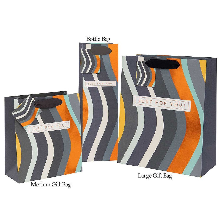 Gift Bags, Tags & Ribbons | Glick Glick 'Just For You' Swirl Medium Gift Bag