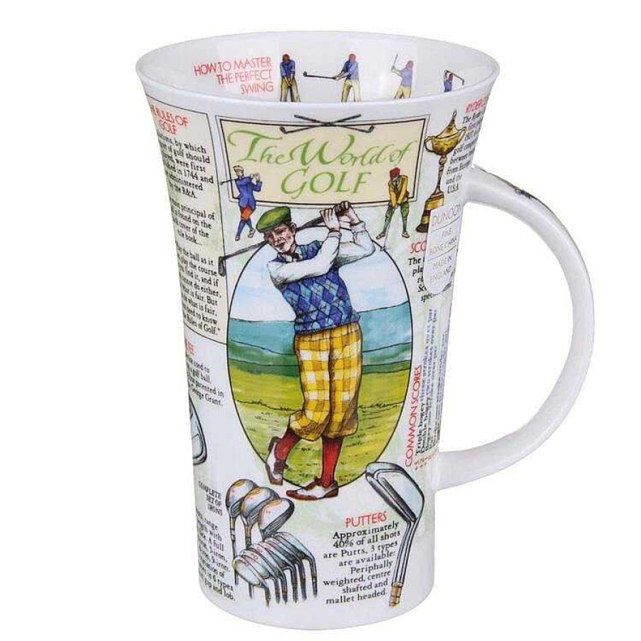 Mugs & Tea Cups | Dunoon Dunoon The World Of Golf Glencoe Shape Mug