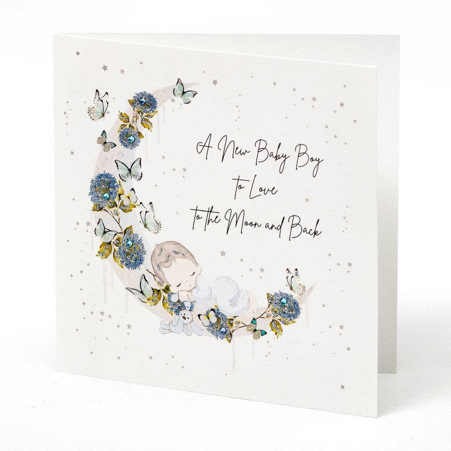 New Baby | Five Dollar Shake Five Dollar Shake Mimosa Moon Baby Boy New Baby Card