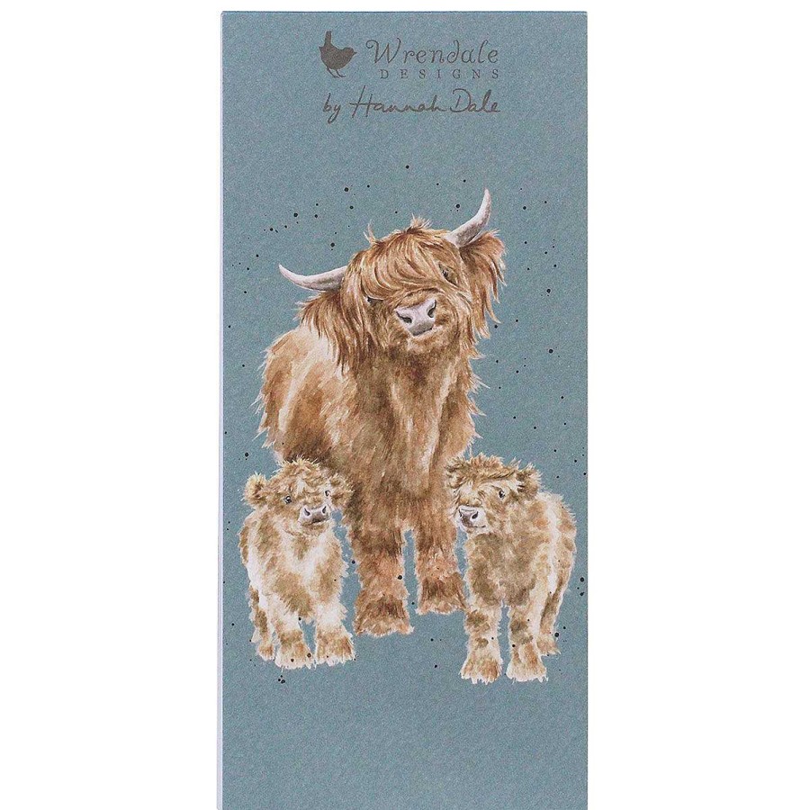 Magnetic Fridge Pads | Wrendale Wrendale Highland Wishes Cow Magnetic Shopping Pad