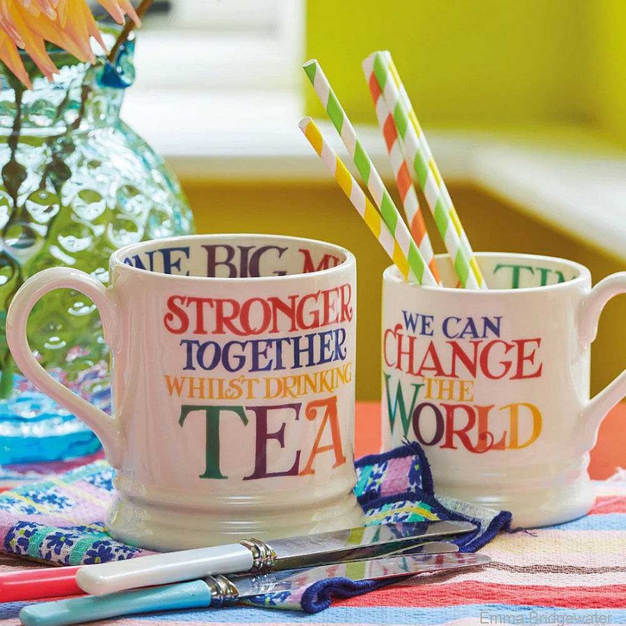 Sister | Emma Bridgewater Emma Bridgewater Rainbow Toast Change The World Half Pint Mug