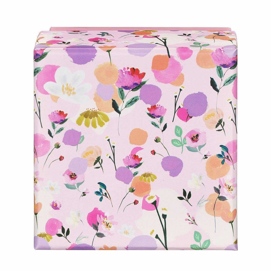 Gift Boxes | Glick Glick Pink Scattered Flowers Medium Gift Box