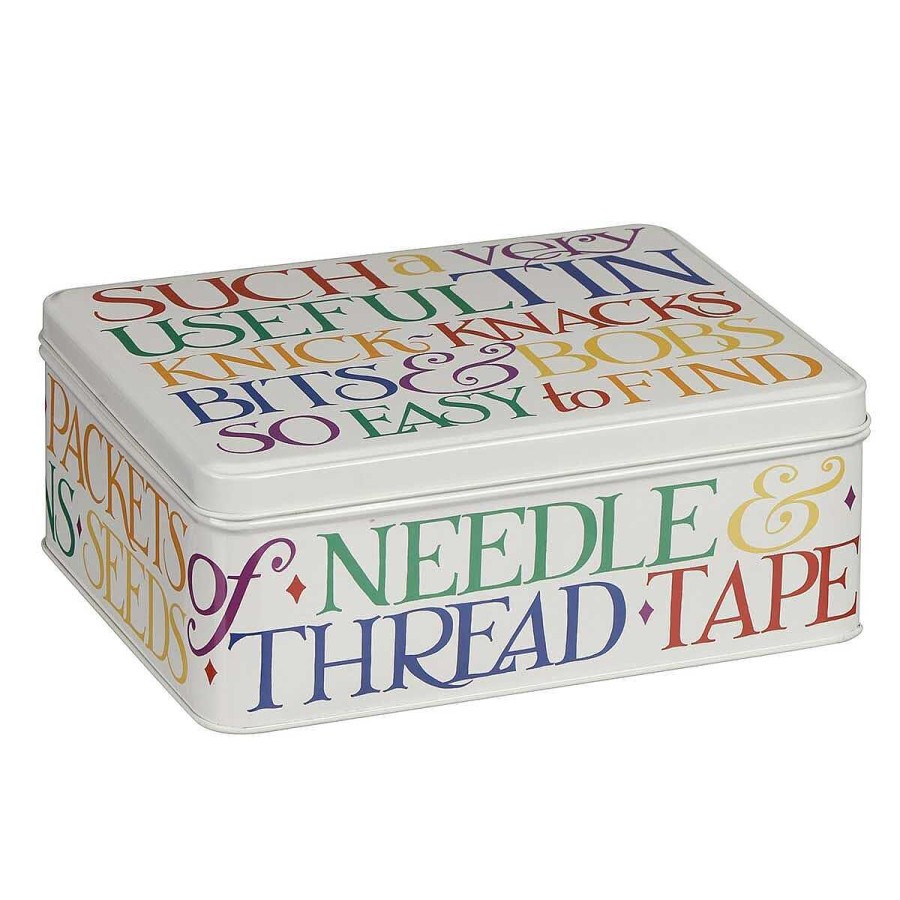 Keepsake Boxes | Emma Bridgewater Emma Bridgewater Rainbow Toast Deep Rectangular Tin