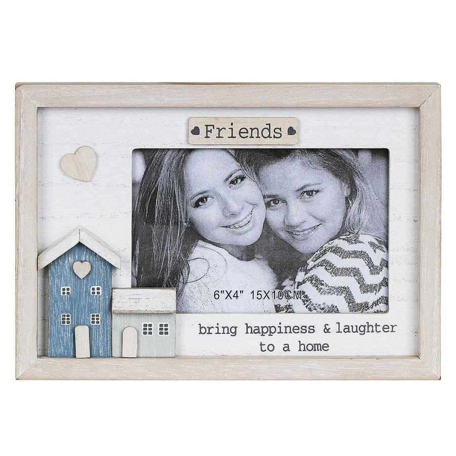 Photo Frames | Shudehill Shudehill Love Lane 'Friends' Two House 6X4 Photo Frame