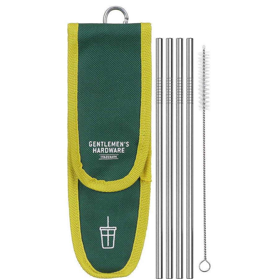 Outdoor | Gentlemen's Hardware Gentlemen'S Hardware Travel Metal Straw Set