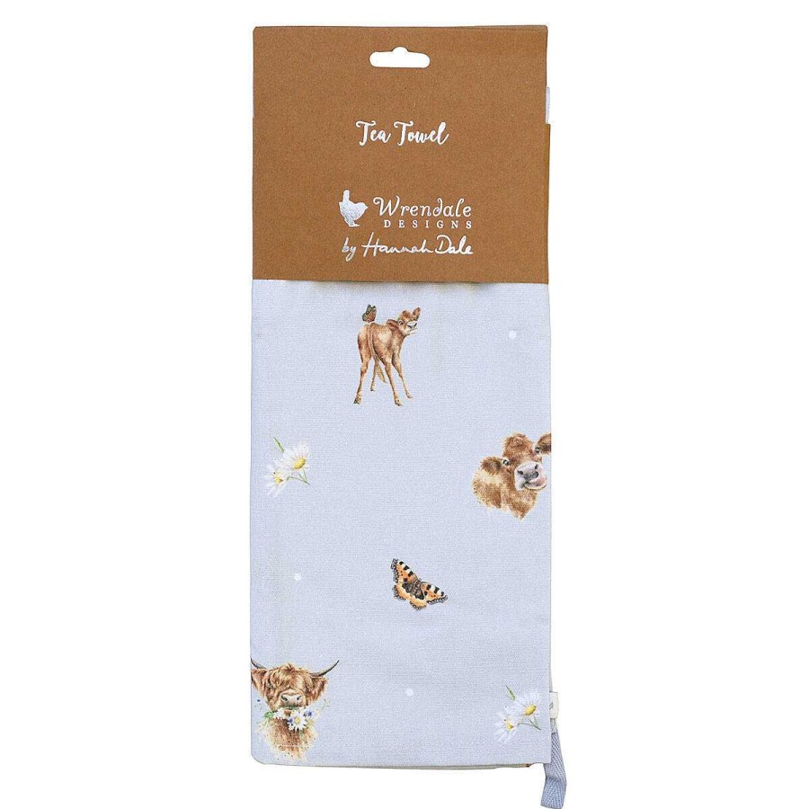 Tea Towels | Wrendale Wrendale Farmyard Friends Tea Towel