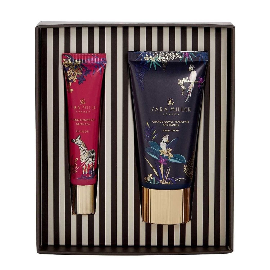 Gift Sets | Sara Miller Sara Miller Tahiti Hand Cream & Lip Gloss Duo