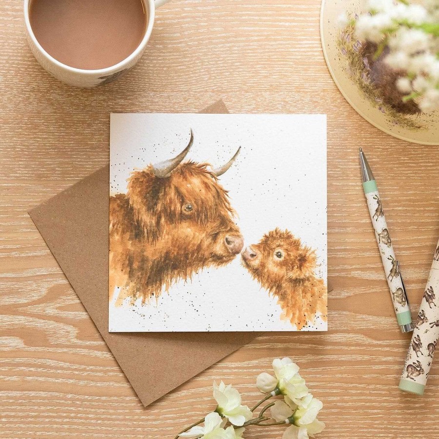 Greeting Cards | Wrendale Wrendale 'Gentle One' Cow Greetings Card