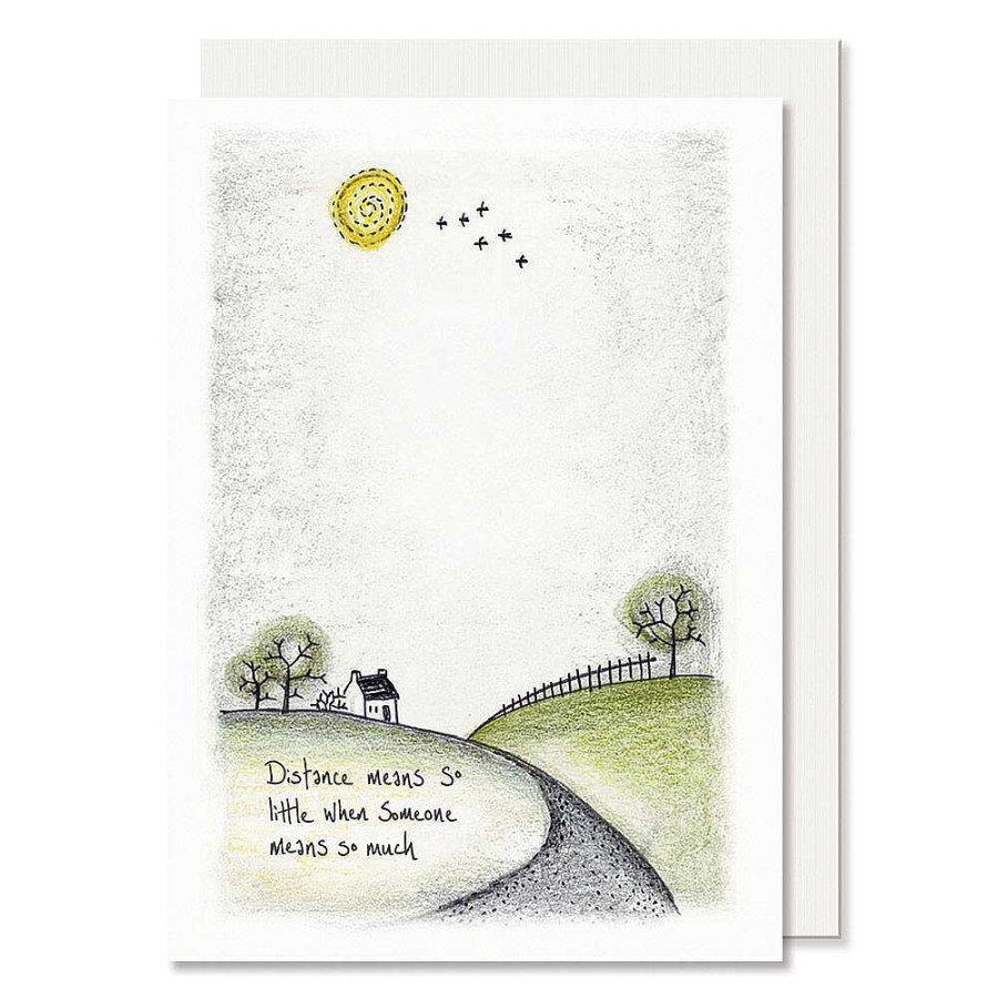 Romantic Cards | East of India East Of India 'Distance Means So Little' Countryside Card