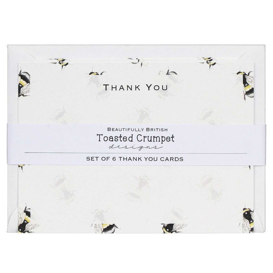 Thank You | Toasted Crumpet Toasted Crumpet 'Bumblebees' Thank You Notecards Set Of 6