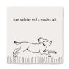 Coasters & Placemats | East of India East Of India 'Wagging Tail' Square Coaster