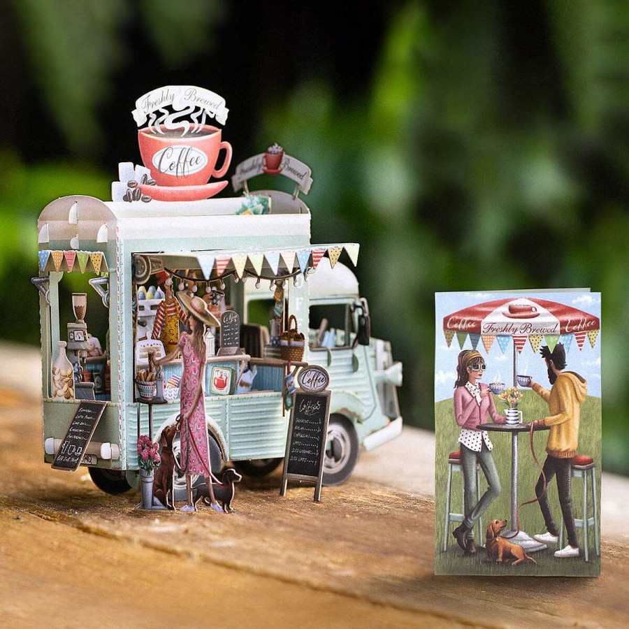 3D Cards | Me & McQ Me & Mcq 'Coffee Truck' 3D Greetings Card