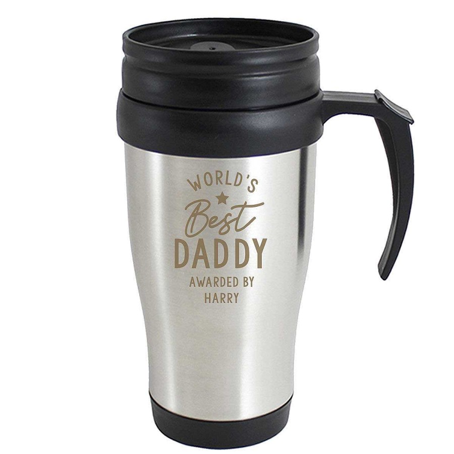 Dad | Temptation Gifts Personalised 'World'S Best' Travel Mug