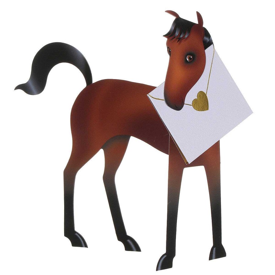 3D Birthday Cards | Special Delivery Special Delivery Chestnut Horse 3D Greetings Card