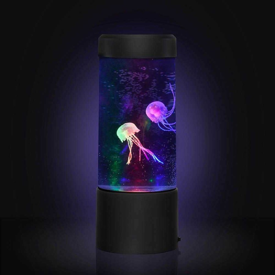 Office | The Source The Source Round Mini Jelly Fish Tank