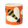 Mugs & Tea Cups | Orla Kiely Orla Kiely Busy Bee Orange Large Mug