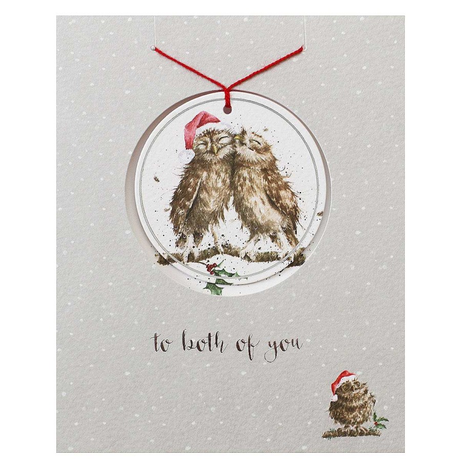 Christmas | Wrendale Wrendale 'To Both Of You' Christmas Card With Tree Decoration