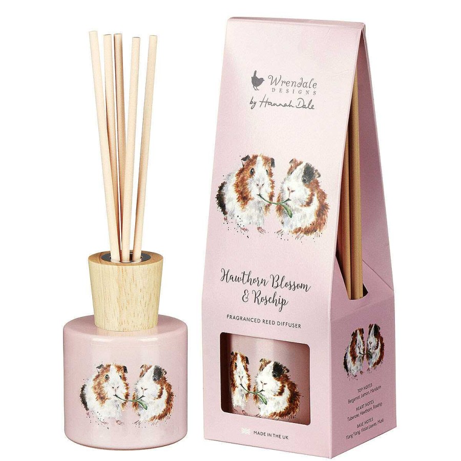 Reed Diffusers | Wrendale Wrendale 'Lettuce Be Friends' Hedgerow Guinea Pig Reed Diffuser