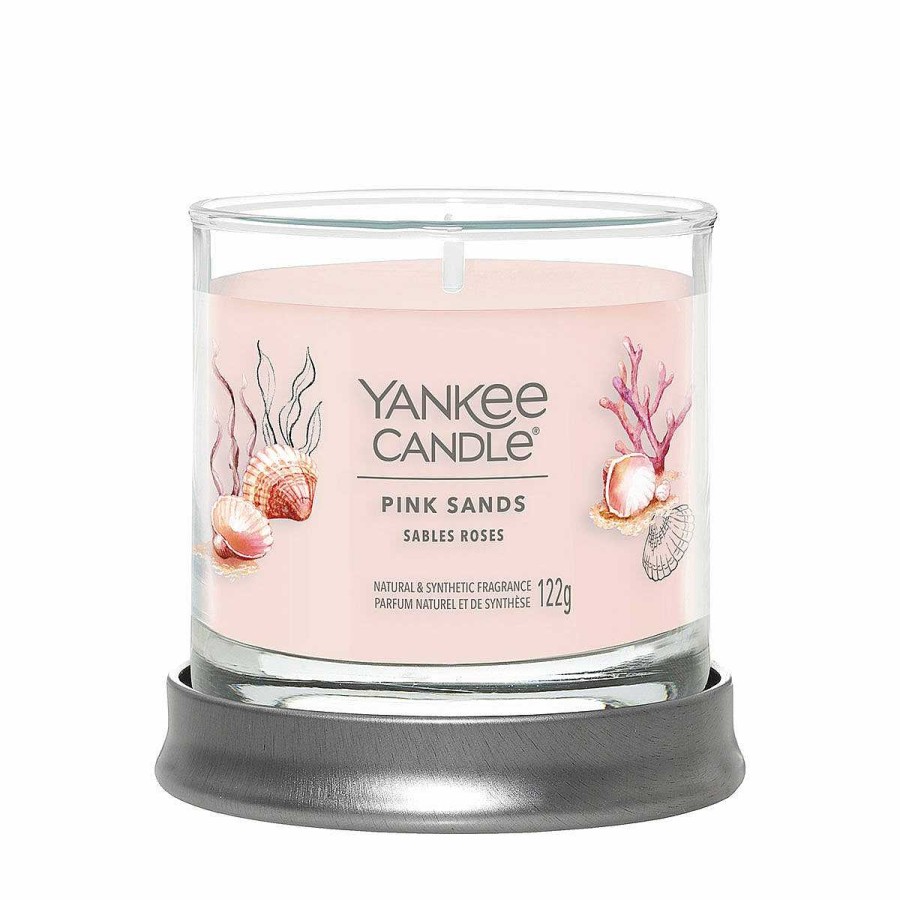 Glass Candles | Yankee Candle Yankee Candle Pink Sands Signature Small Tumbler Candle