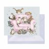 Cats & Dogs Cards | Wrendale Wrendale 'Cattitude' Cats 9Cm Mini Card