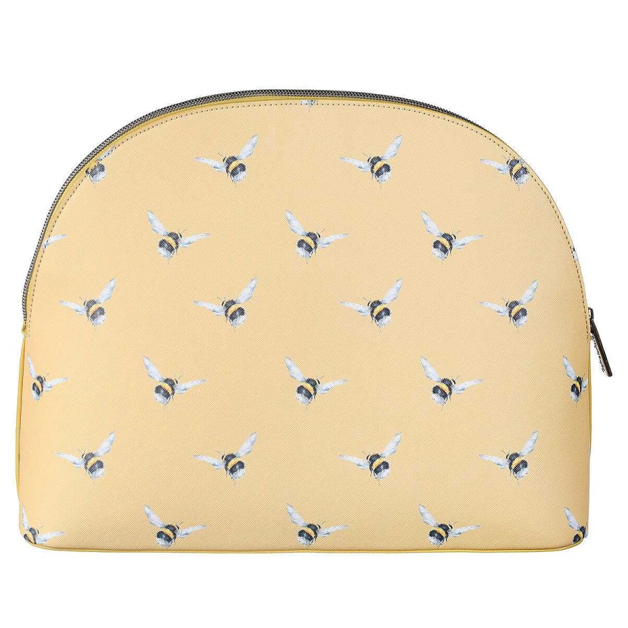 Make Up Bags | Wrendale Wrendale 'Flight Of The Bumblebee' Bee Large Cosmetic Bag