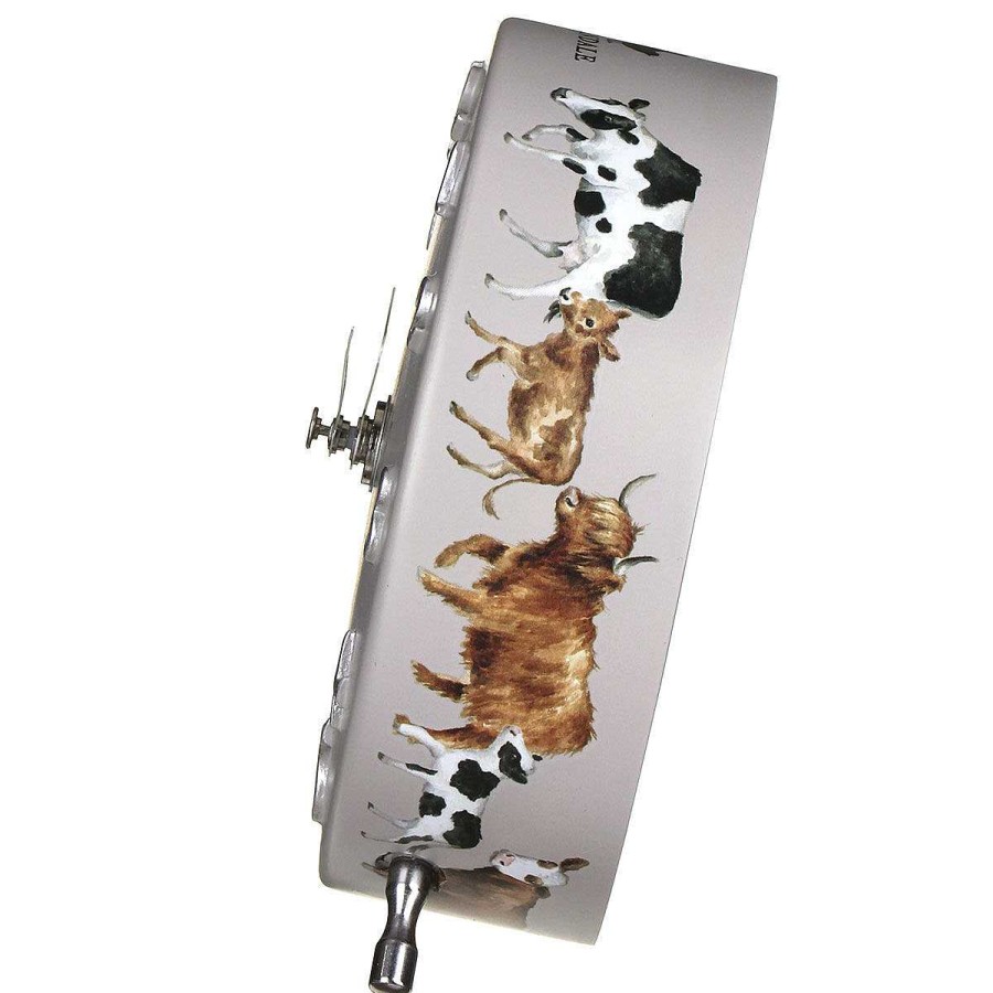 Clocks & Alarms | Wrendale Wrendale Cow Mantel Clock