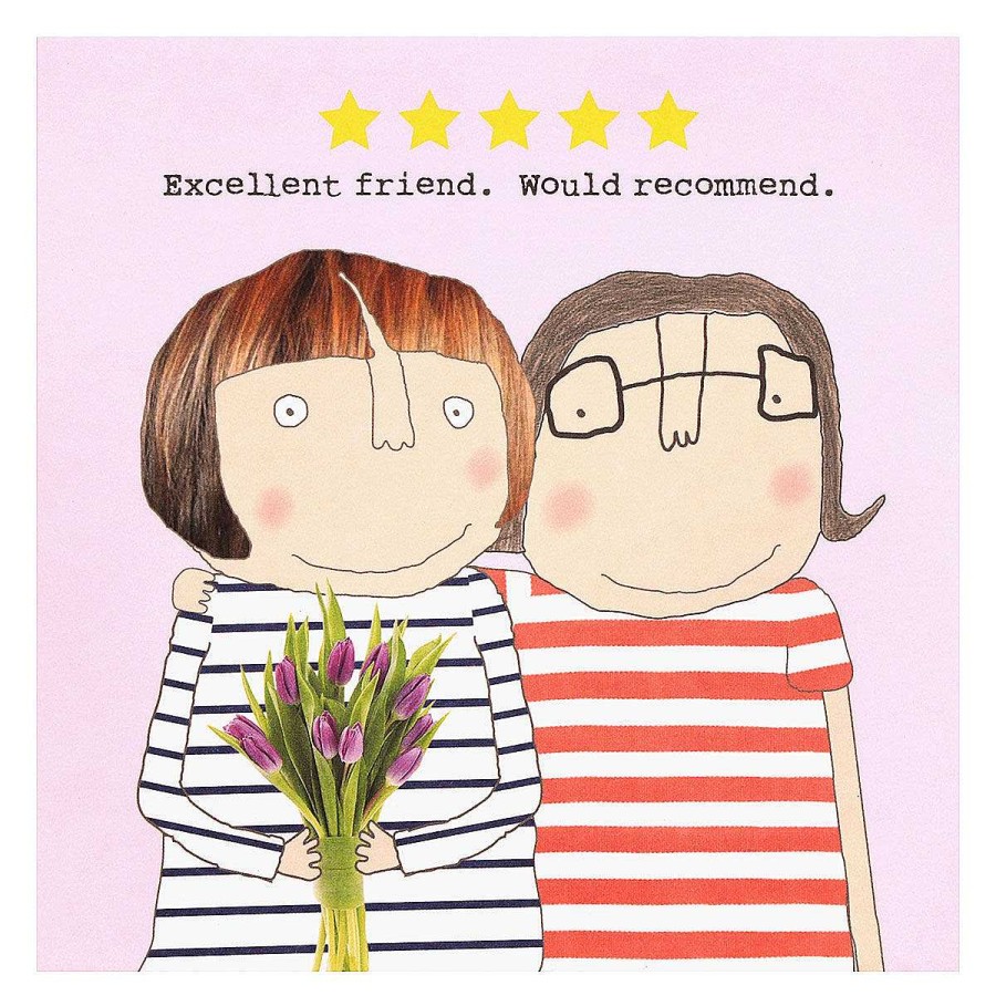 By Recipient | Rosie Made A Thing Rosie Made A Thing Five Star Friend Greetings Card