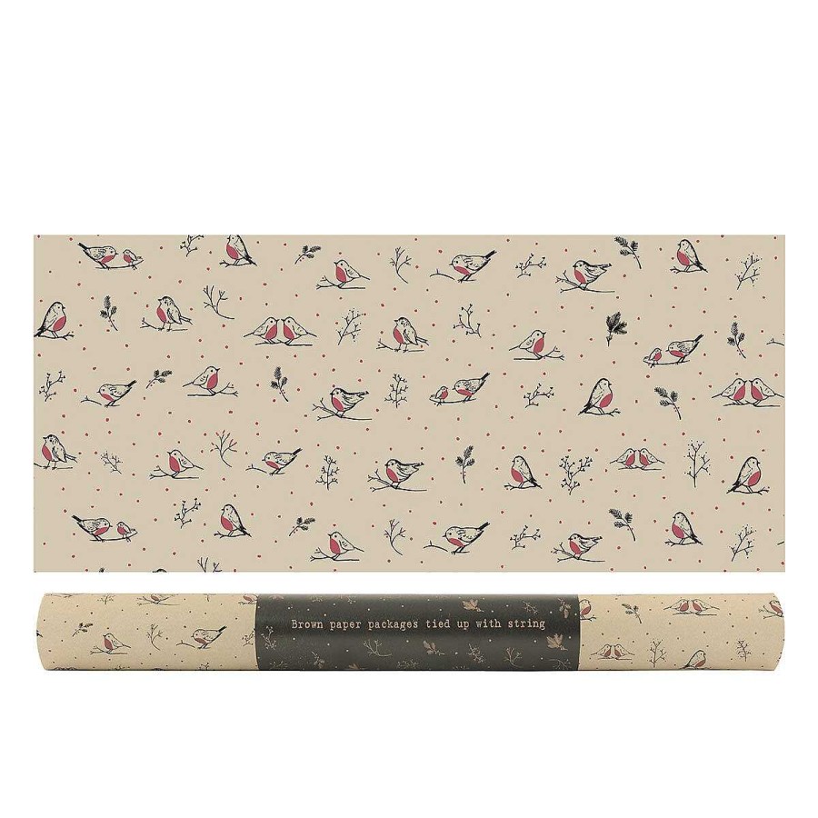 Wrapping Paper | East of India East Of India Robins Roll Of Kraft Paper