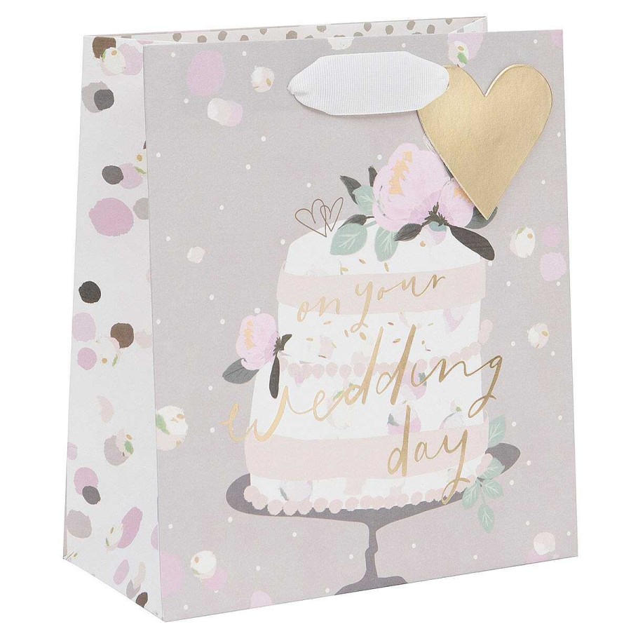 Gift Bags, Tags & Ribbons | Glick Glick Stephanie Dyment Wedding Cake Medium Gift Bag