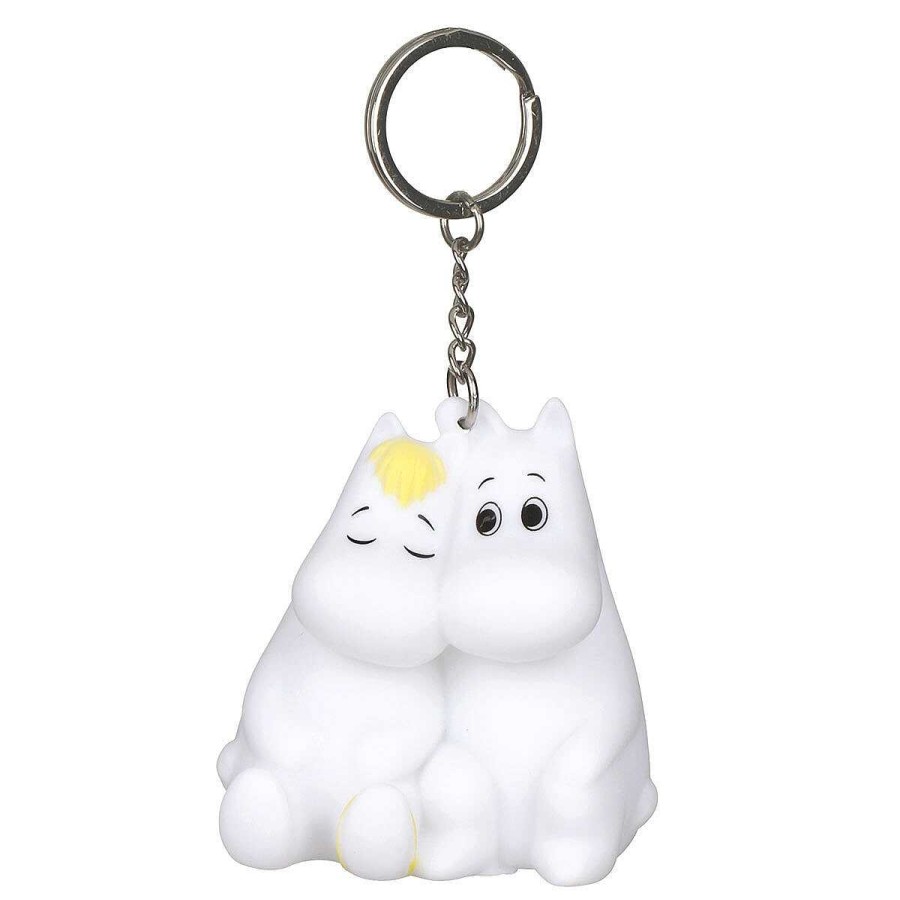 Lights & Sounds | House Of Disaster House Of Disaster Moomin & Snorkmaiden 'Love' Light Up Keyring