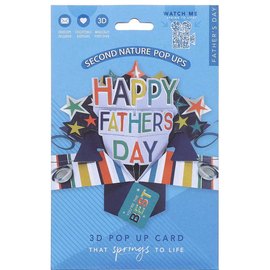 Cards | Second Nature Second Nature Happy Father'S Day Pop Up Father'S Day Card