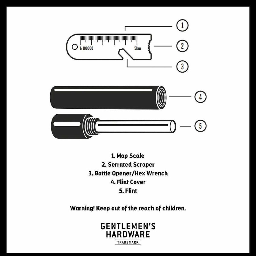 Multi-Tools | Gentlemen's Hardware Gentlemen'S Hardware Fire Starter Kit