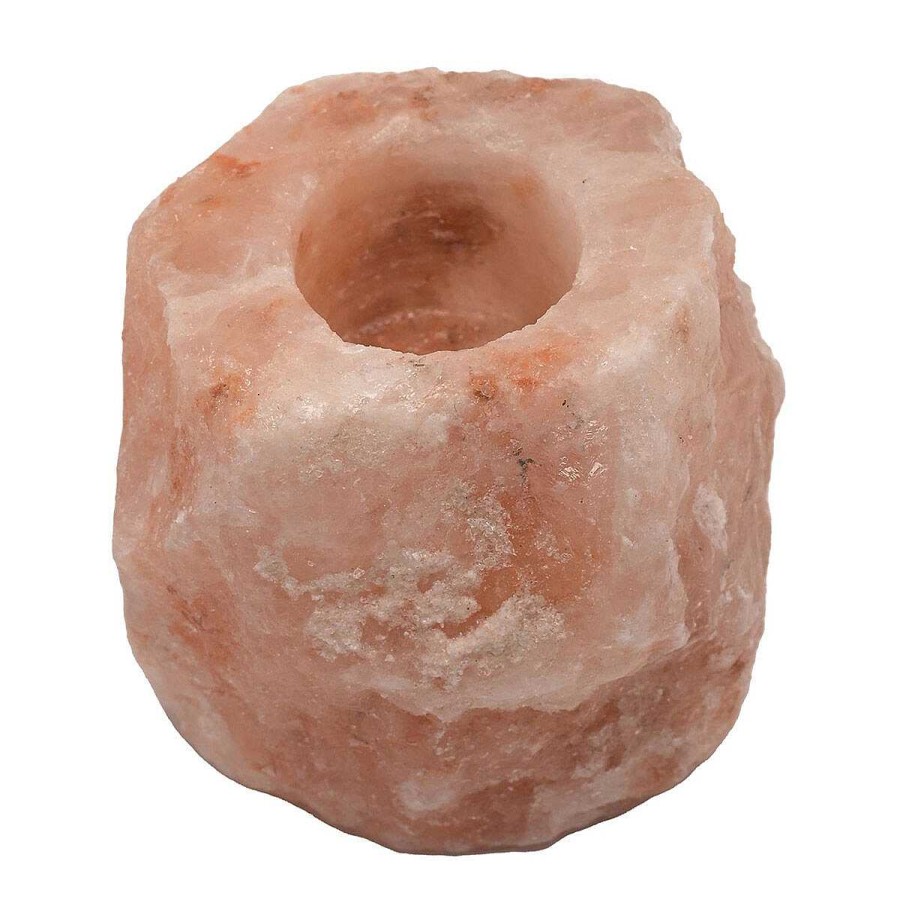 Candle Accessories | Widdop & Co Widdop & Co Himalayan Rock Salt Set Of 2 Tealight Holders