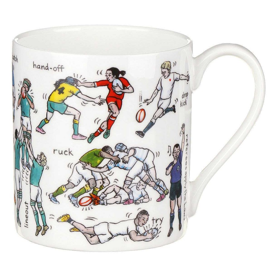 Dad | McLaggan Smith Mclaggan Smith Picturemaps The Art Of Rugby 350Ml Mug