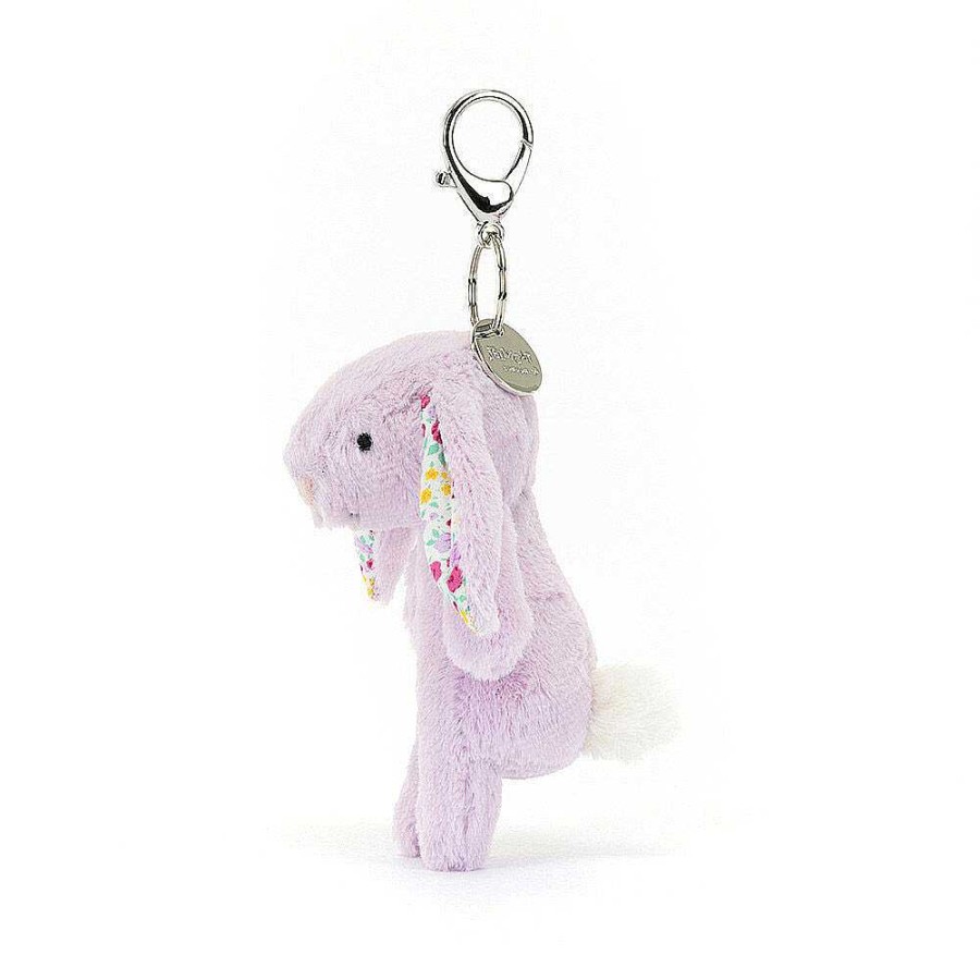 Keyrings & Bag Charms | Jellycat Jellycat Blossom Jasmine Bunny Bag Charm