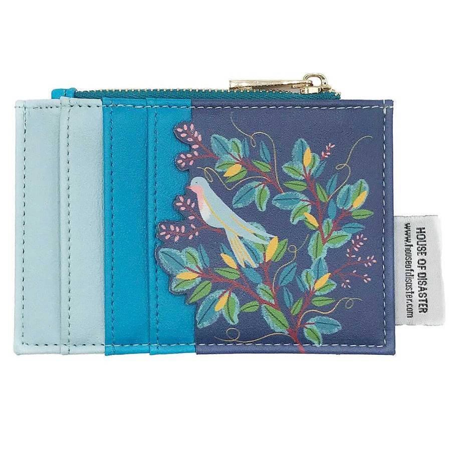 Wallets & Purses | House Of Disaster House Of Disaster Secret Garden Bird Zip Purse