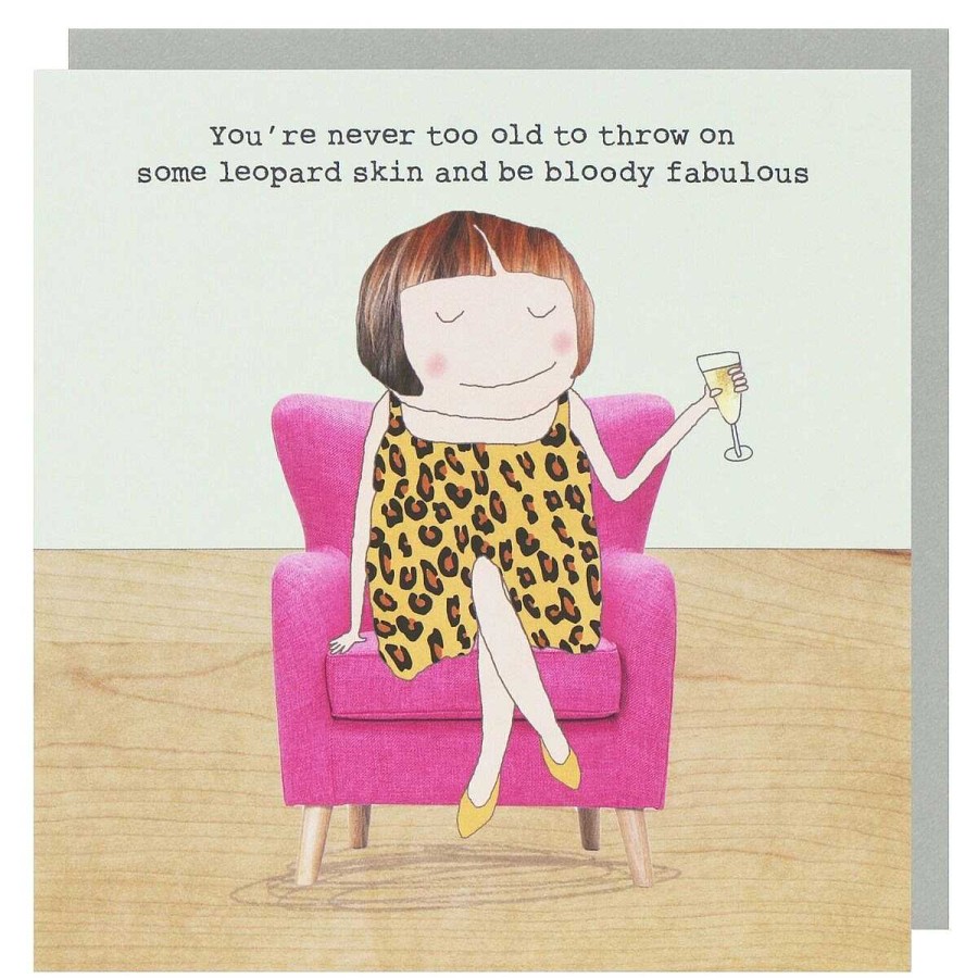 Cards | Rosie Made A Thing Rosie Made A Thing Leopard Skin Greetings Card