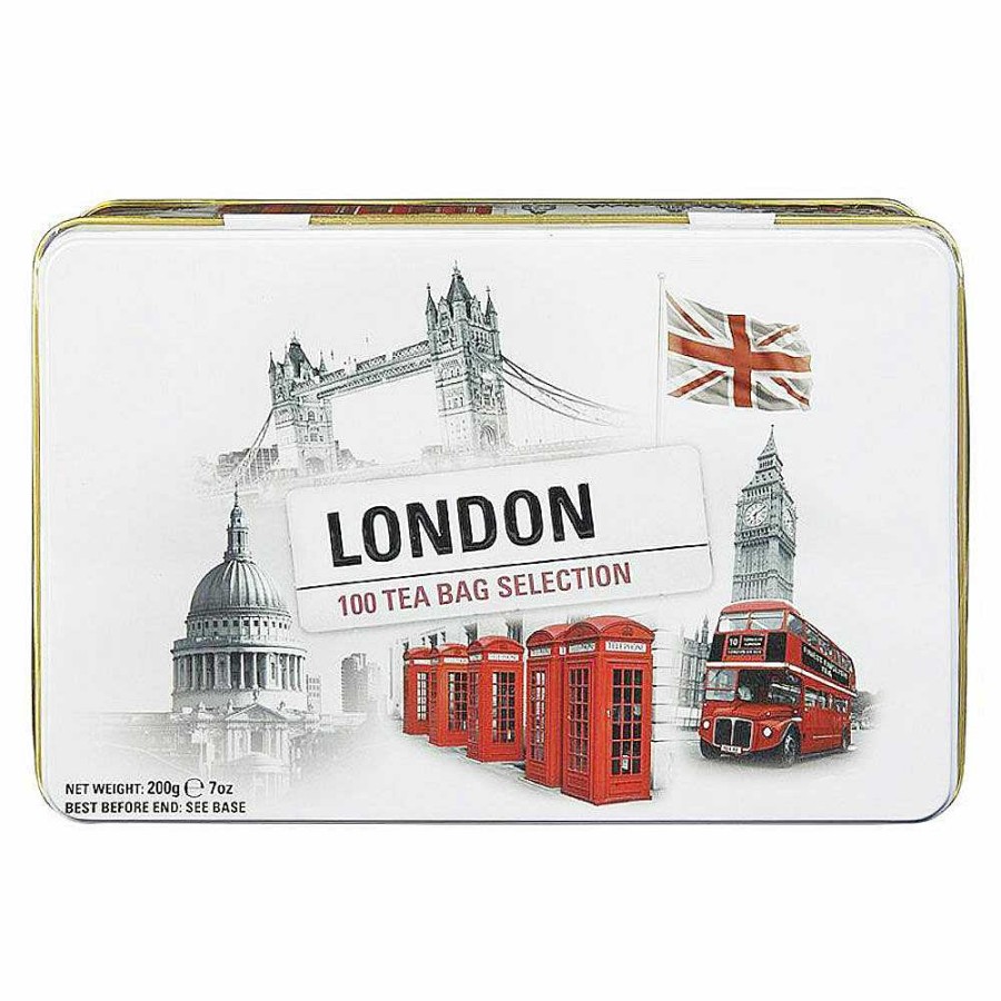 Tea | New English Teas New English Teas London Scenes Tea Selection Tin With A 100 Tea Bags Selection