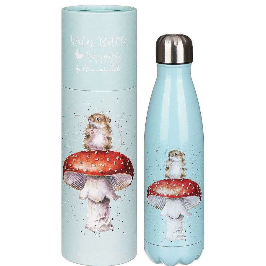 Travel | Wrendale Wrendale 'He'S A Fun-Gi' Mouse 500Ml Water Bottle