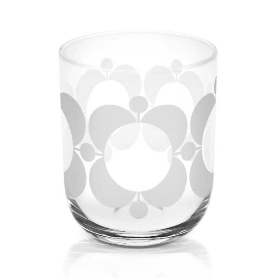 Glassware | Orla Kiely Orla Kiely Atomic Flower Set Of 4 Water Glasses