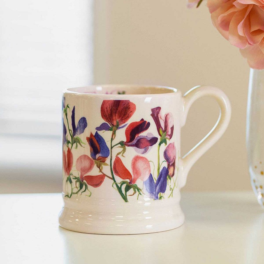 Daughter | Emma Bridgewater Emma Bridgewater Flowers Sweet Pea Multi Half Pint Mug