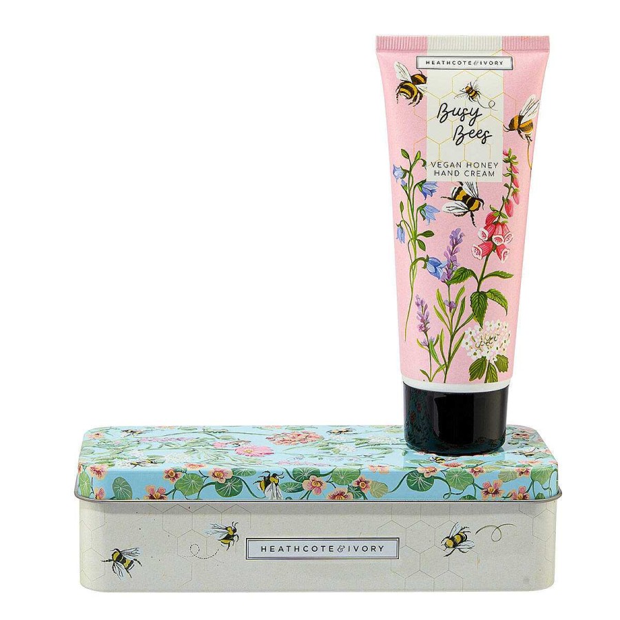 Hands & Feet | Heathcote & Ivory Heathcote & Ivory Busy Bees Hand Cream 100Ml In Tin